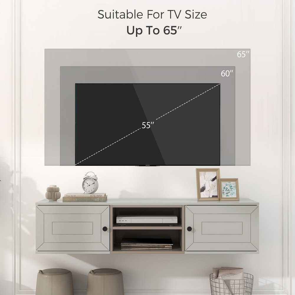 Floating TV Stand for 65\