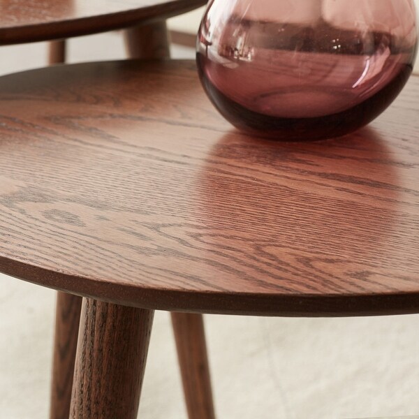 Solid Oak Wood Top Natural Wooden Coffee Table