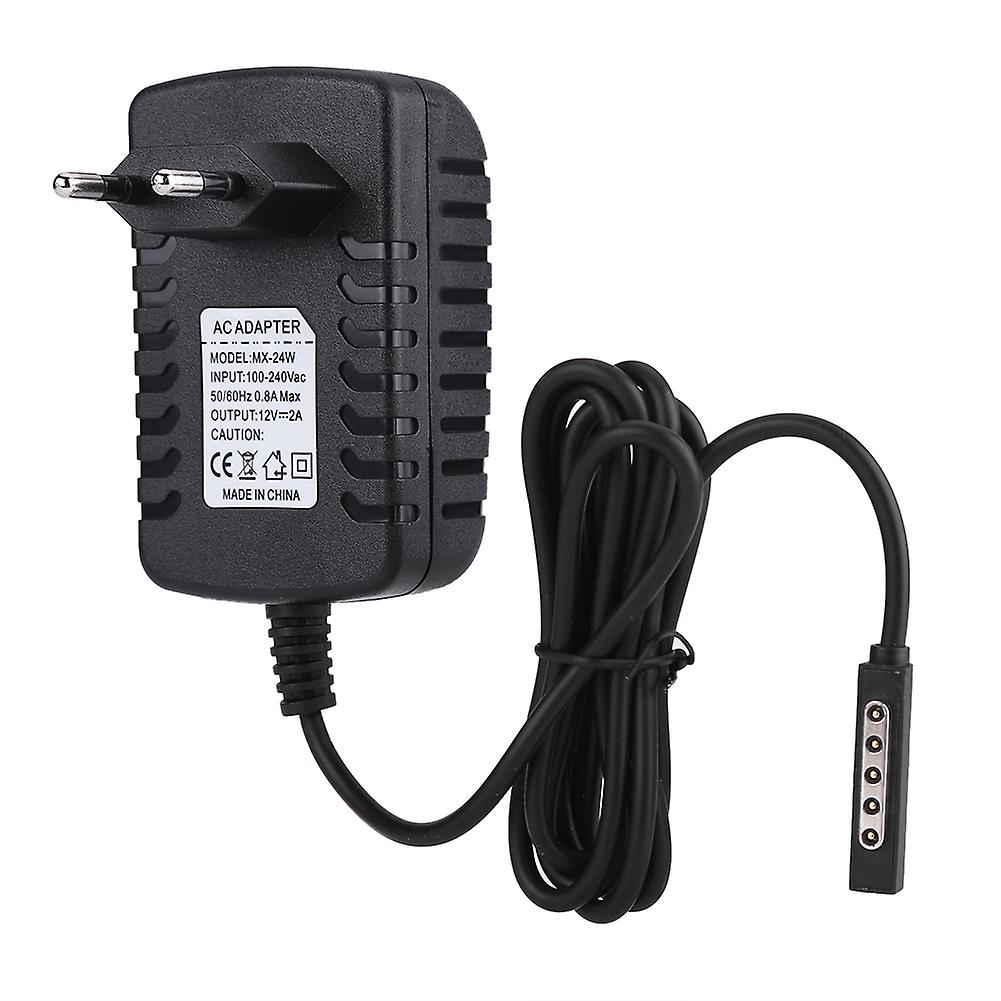 12v 2a Power Adapter Tablet Charger For Microsoft Surface Rt/ Rt2 With Eu Plug 100-240v