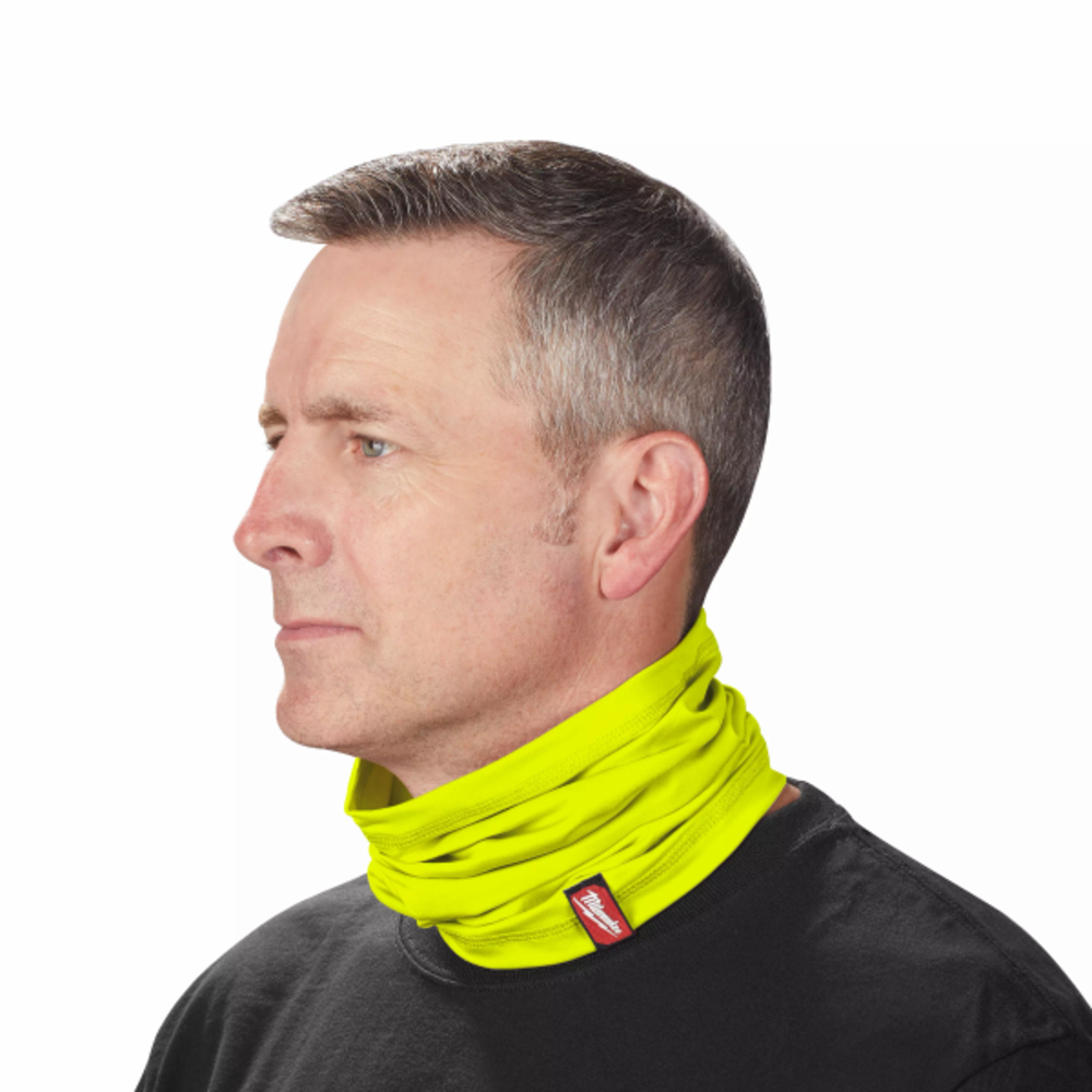 Milwaukee Face Guard and Neck Gaiter Multi-Functional Hi Vis 423HV from Milwaukee