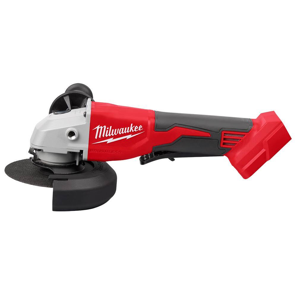 MW M18 18V Lithium-Ion Brushless Cordless 4-12 in.5 in. Grinder wPaddle Switch (Tool-Only) 2686-20