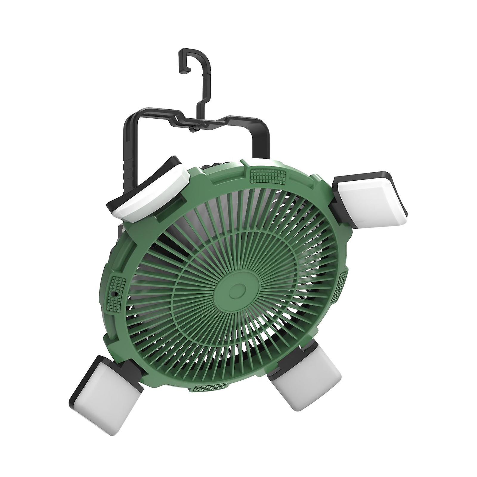 Camping Fan With Led Lantern Led Lights Fan Lamp For Office Home Dining Room