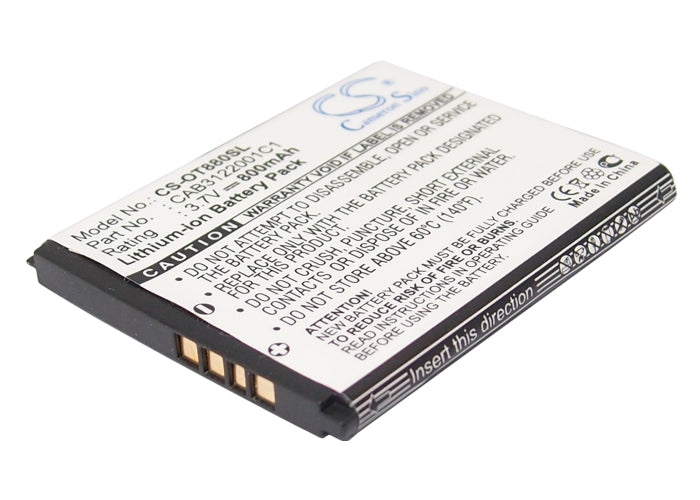 Alcatel A392 A392G Miss Sixty One Touch 2005 One T Replacement Battery BatteryClerkcom Mobile Phone