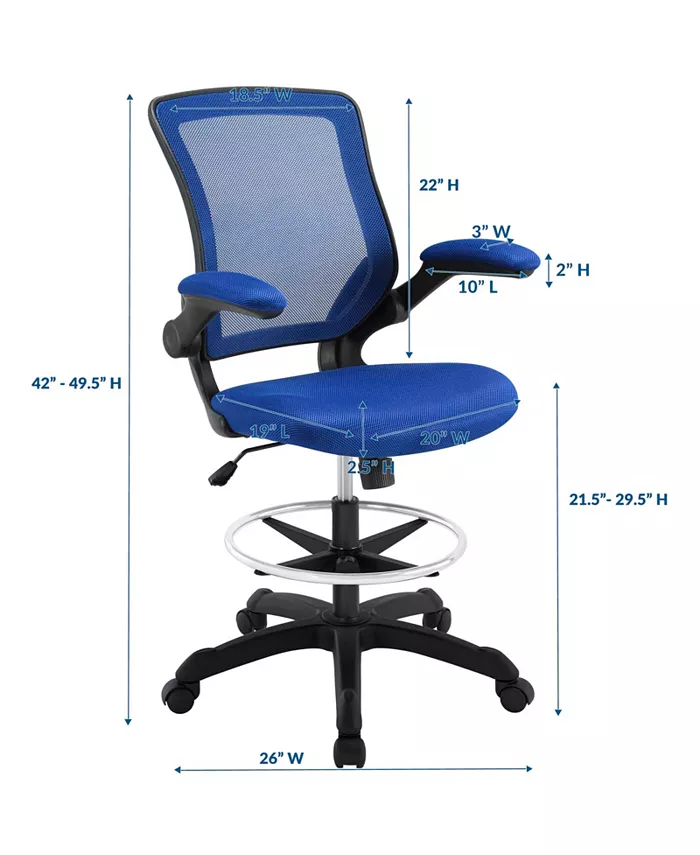 Modway Veer Drafting Chair