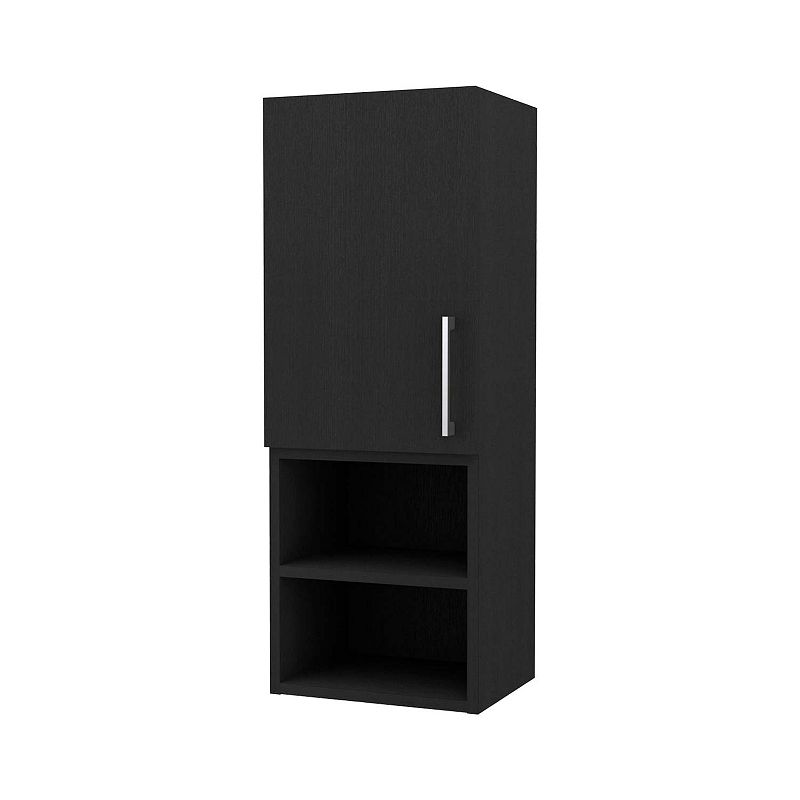 Praia Medicine Cabinet， Four Shelves  Single Door Cabinet， Metal Handle