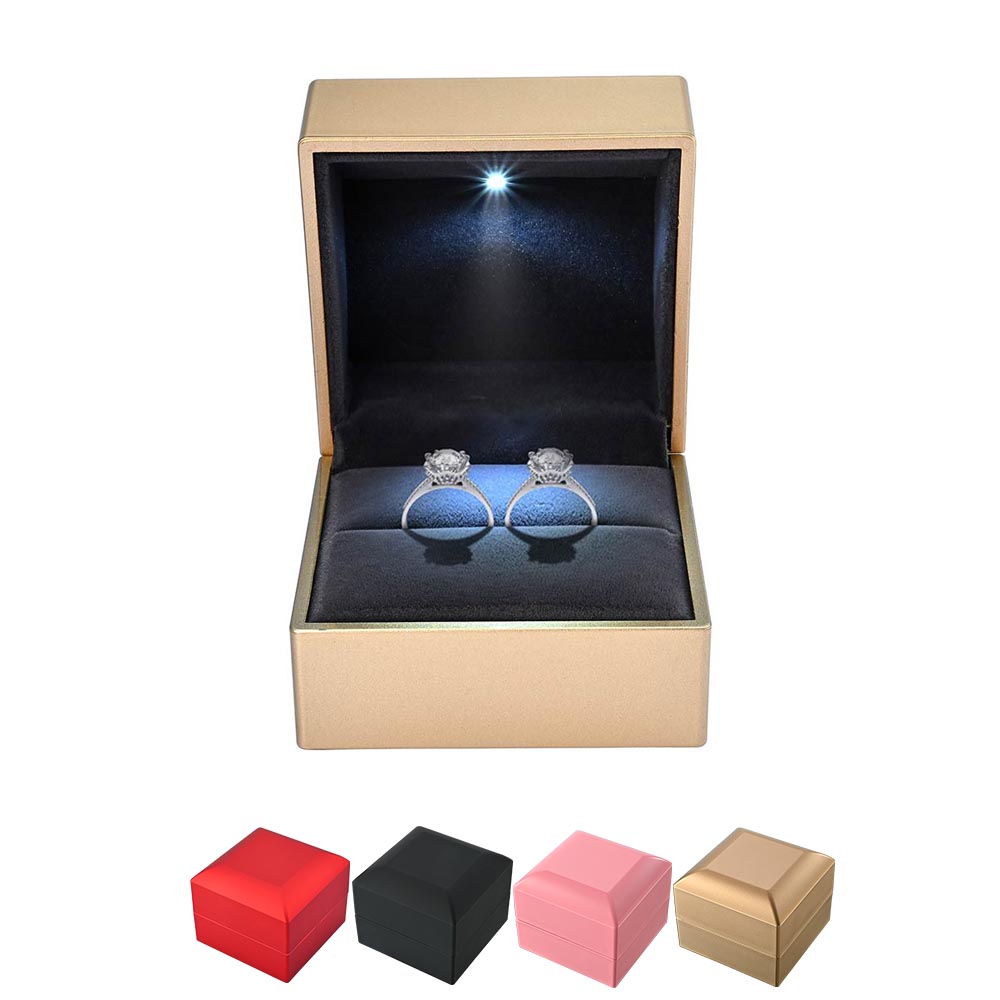 Yescom Engagement Ring Box with Light