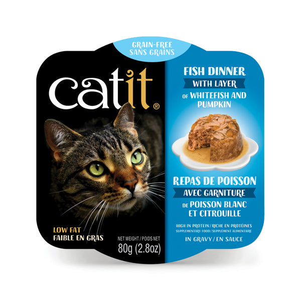 Catit Fish Dinner with Whitefish and Pumpkin Grain Free Wet Cat Food