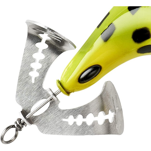 Arbogast Buzz Plug Jr 5 8 Oz Topwater Fishing Lure Frog white Belly