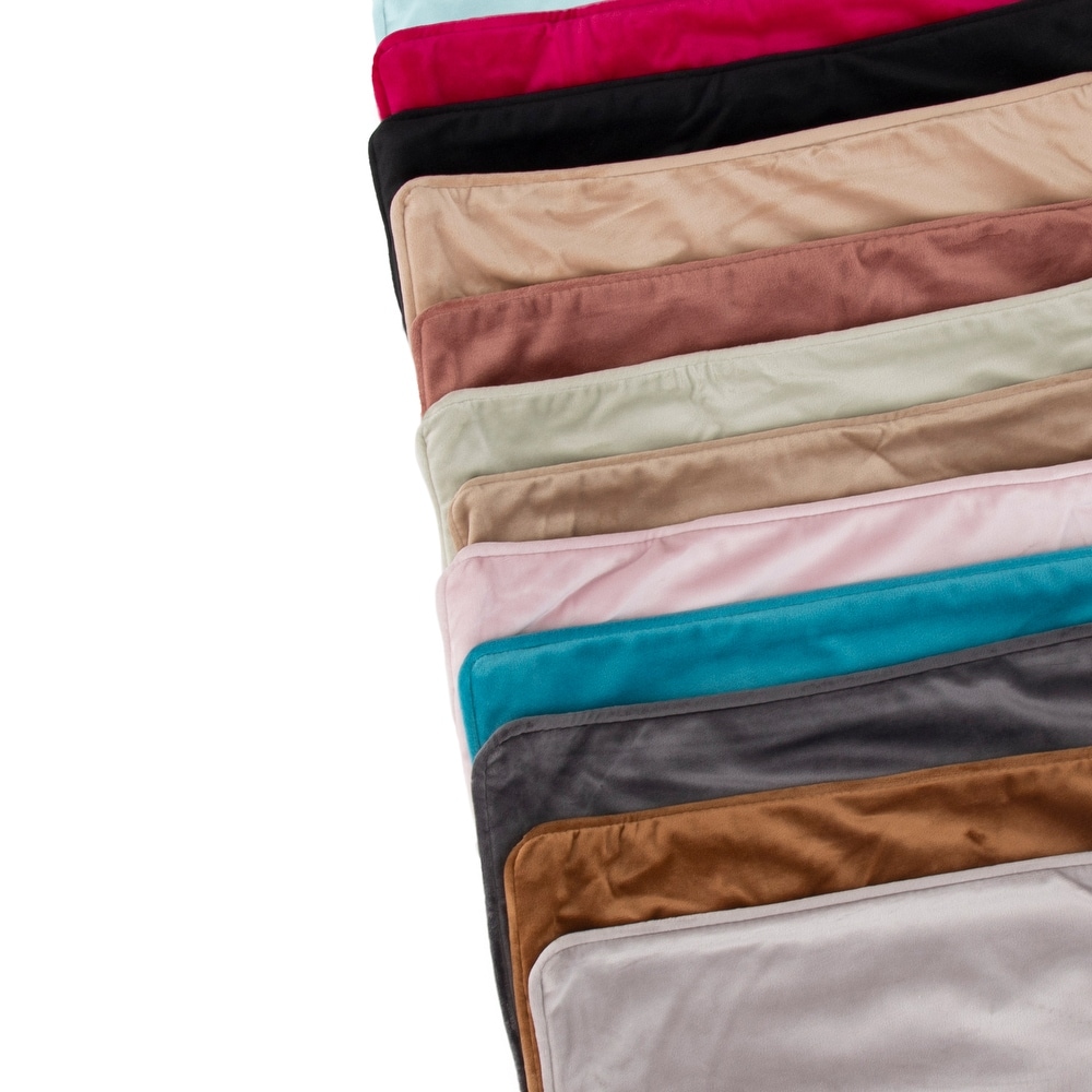 Sherry Kline Glendon Velvet Corded Edge pillow  zippered with Polyester Insert (Set of 2) 20\