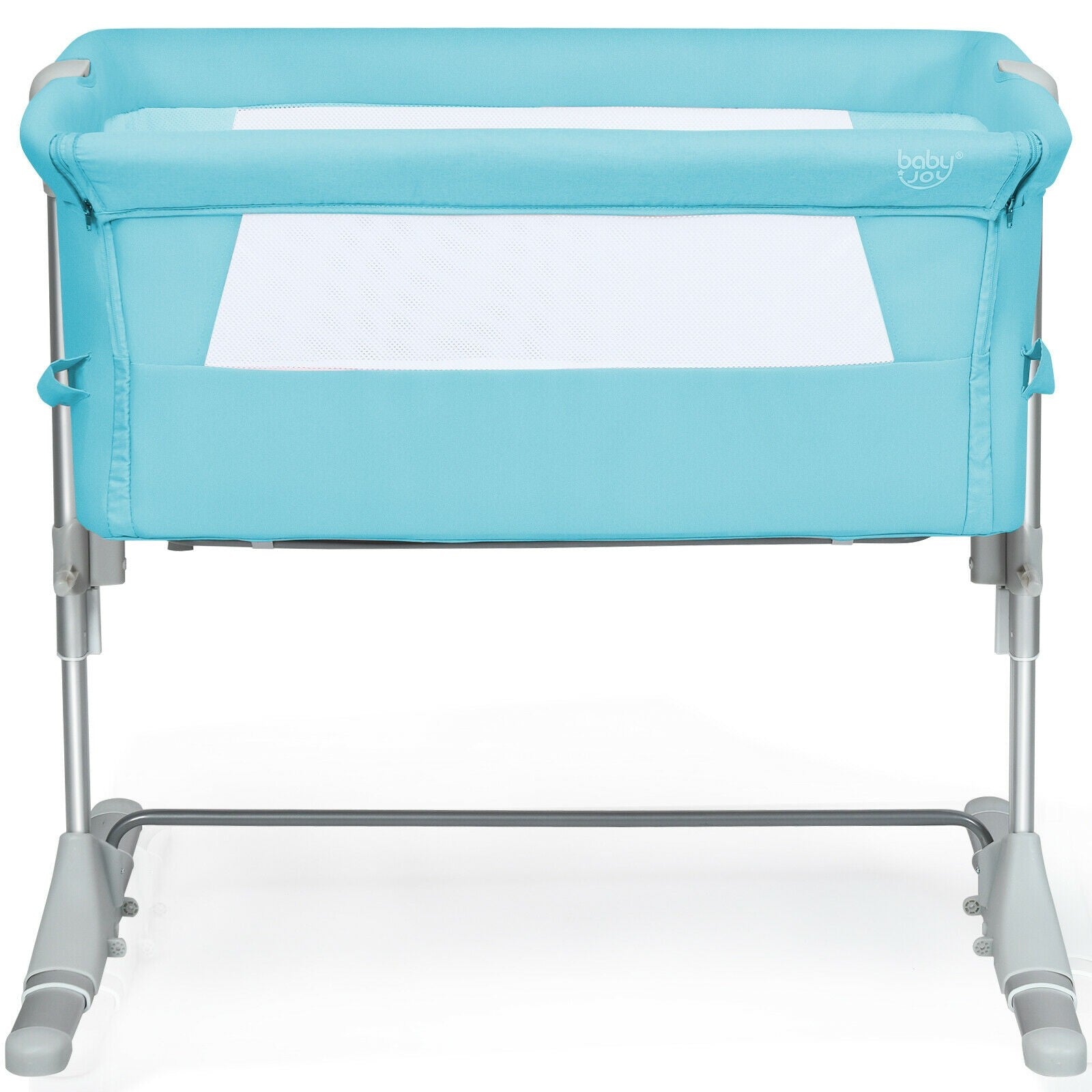 BABY JOY Baby Bedside Crib, Portable Travel Sleeper Bed Side Bassinet w/Carrying Bag