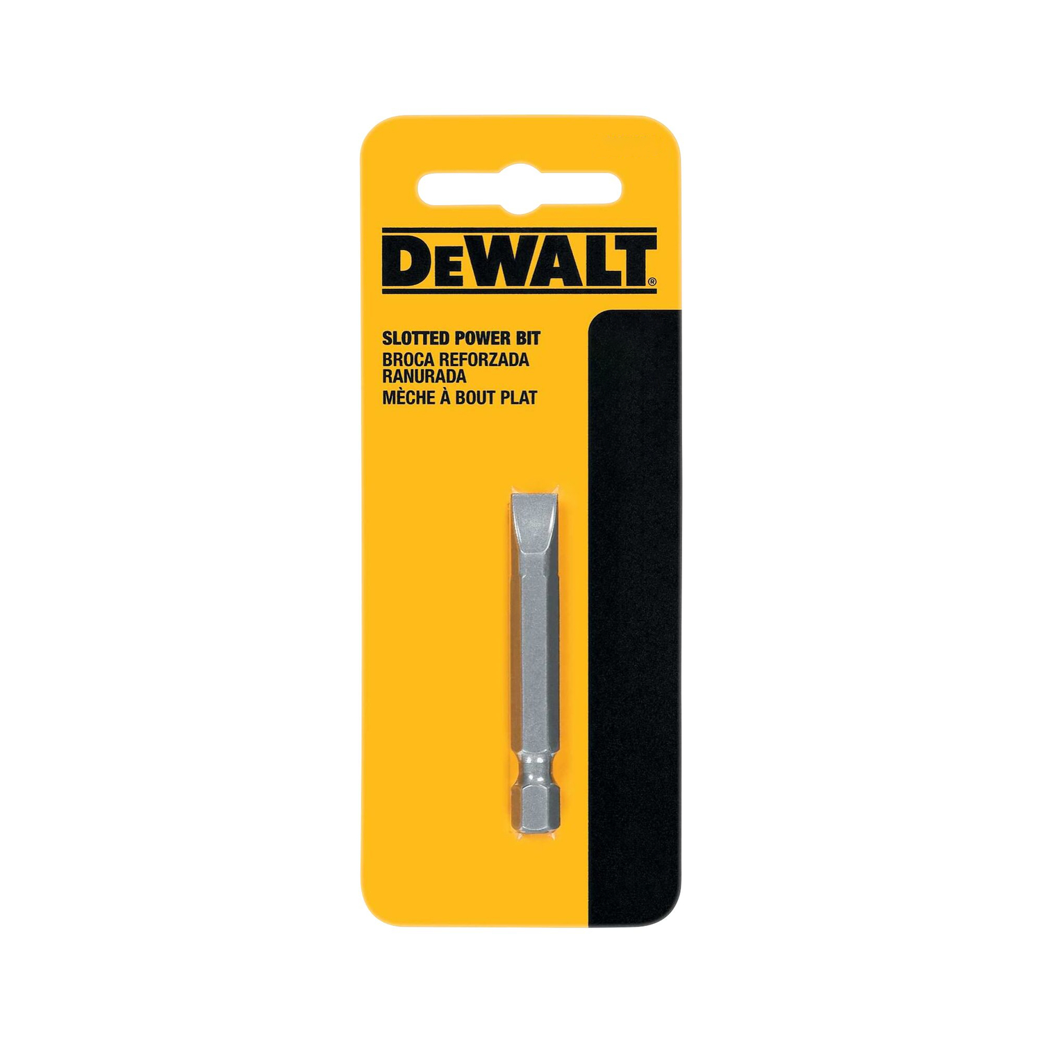 DW Slotted #6 X 2 in. L Power Bit S2 Tool Steel 1 pc