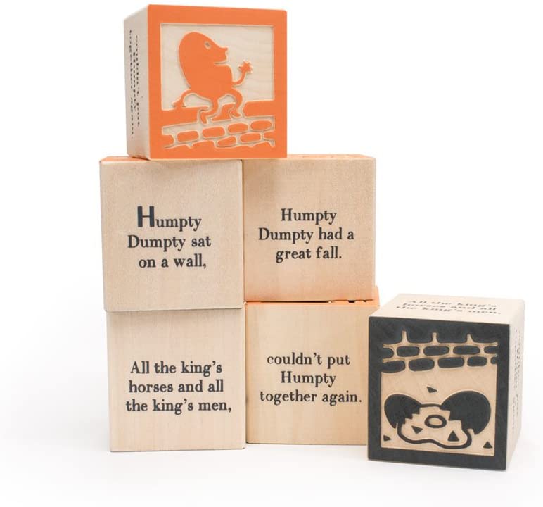 Nursery Rhyme Wooden Blocks by Uncle Goose