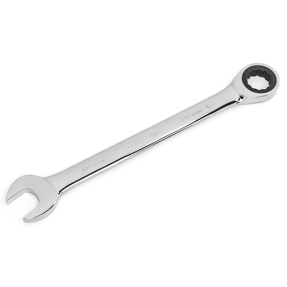 Husky 30 mm 12-Point Ratcheting Combination Wrench HRW30MM