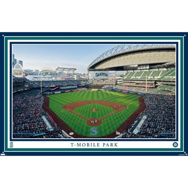 Trends International Mlb Seattle Mariners T mobile Park 22 Unframed Wall Poster Prints