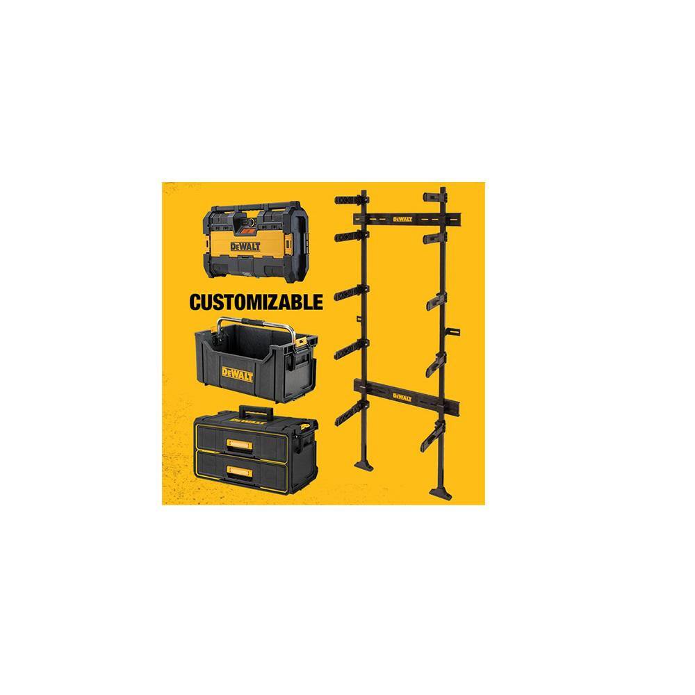 DW Mechanics Tool Set (226 Piece) with TOUGHSYSTEM 22 in. Medium Tool Box and 20V MAX12V MAX Hood Light DWMT45226HW045B