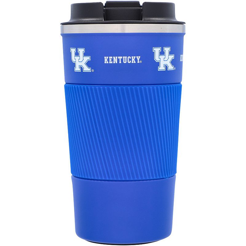 Kentucky Wildcats 18oz Coffee Tumbler with Silicone Grip