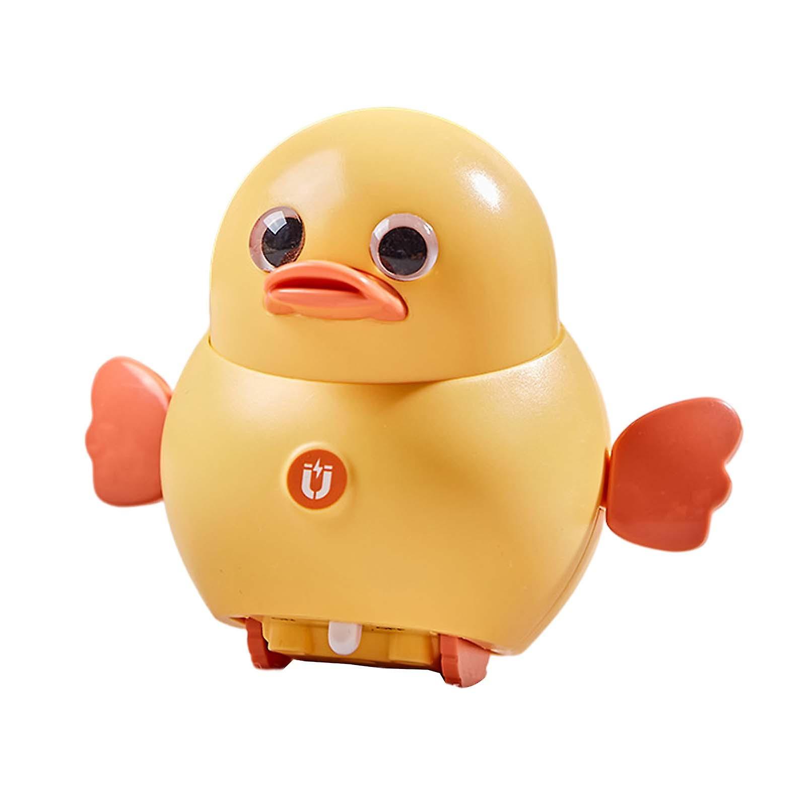 Crawling Ducks Toy Interactive Walking Toy Duck For Kids Children Girls Boys Yellow Small