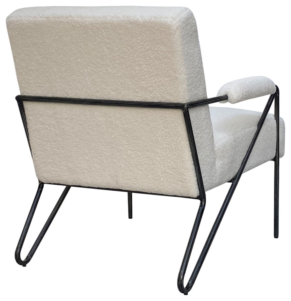 Maelle Club Chair   Midcentury   Armchairs And Accent Chairs   by LH Imports  Houzz