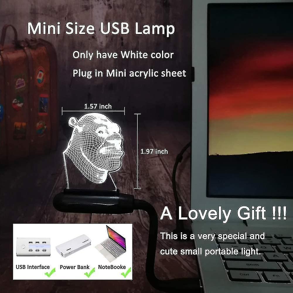 Cartoon 3d Effect Shrek Forever After Lamp 3d Optical Illusion Night Light Best Gift For Kids Remote