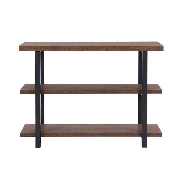 Grondin Retro Farmhouse Style 3-Tier Console Table