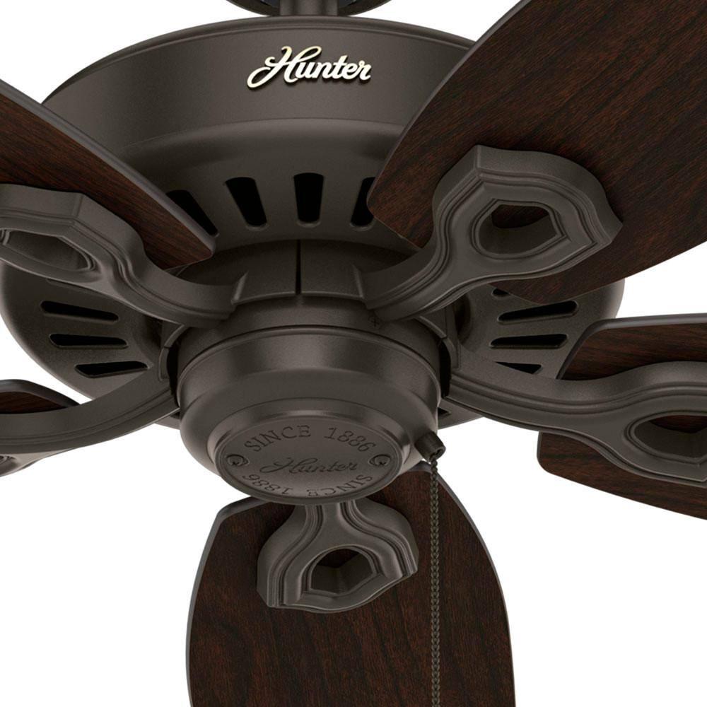 Hunter Builder Elite 52 in IndoorOutdoor New Bronze Ceiling Fan with Remote