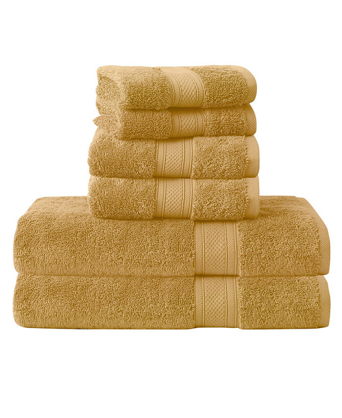 Cannon Low Twist Cotton 6 Piece Towel Set