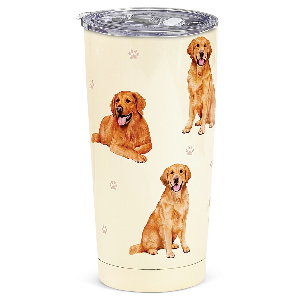 Dog Breed specific Double wall Insulated Tumbler   20 oz.   3 1/2\