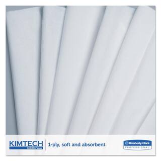 Kimtech Precision Wipers POP-UP Box 2-Ply 14.7 in. x 16.6 in. White 90Box 15 BoxesCarton KCC05517