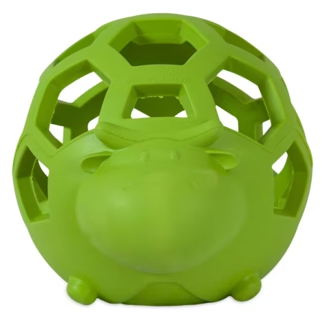 JW Hole-ee Cow Small Dog Toy - Green