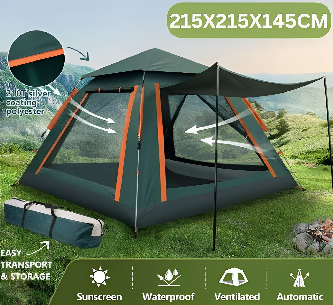 Instant Pop Up Tent