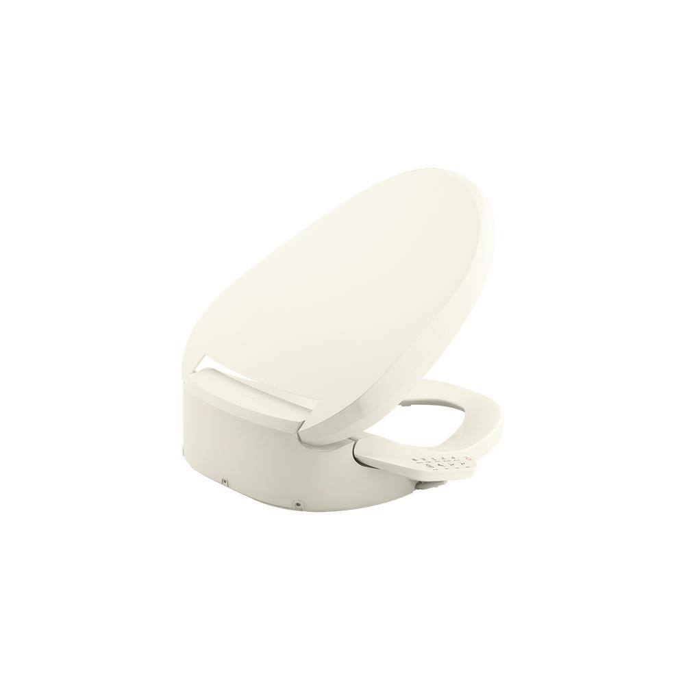 KOHLER C3-155 Electric Bidet Seat for Elongated Toilets in Biscuit K-8298-96