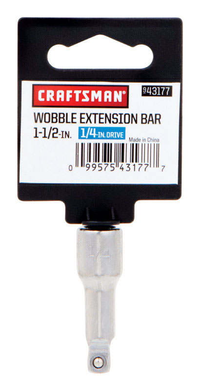 Craftsman 1-1/2 in. L X 1/4 in. drive Wobble Extension Bar 1 pc