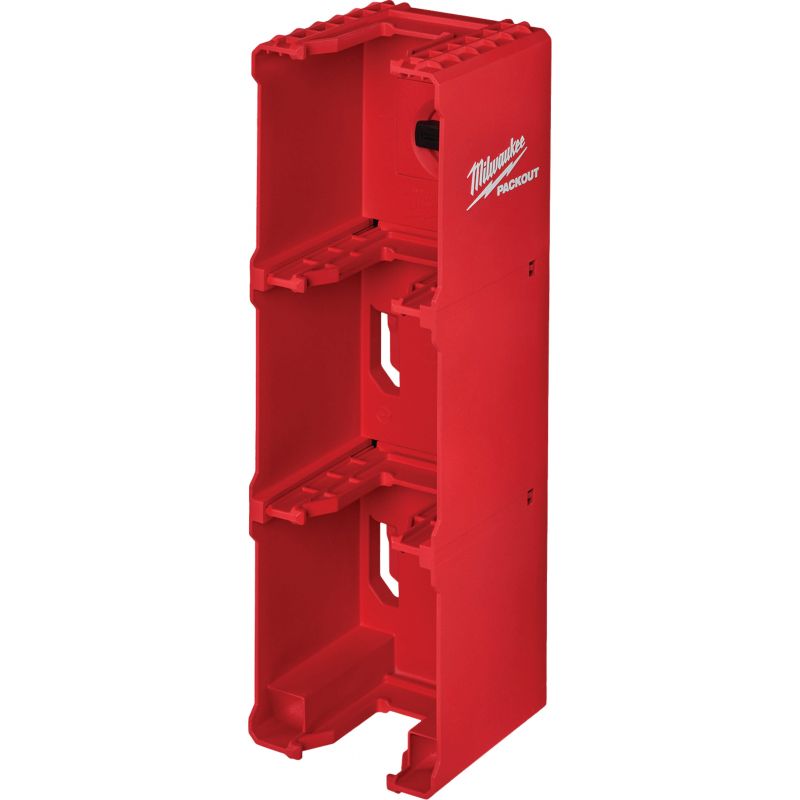 MW PACKOUT M18 Battery Rack 4 Battery Red