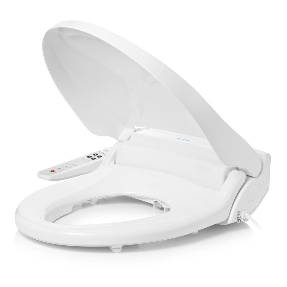 Brondell Swash Select BL67 Sidearm Electric Bidet Seat for Round Toilets in White BL67-RW