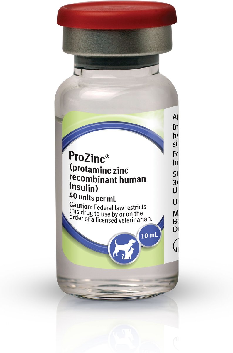 ProZinc (protamine zinc recombinant human insulin) U-40 Injectable for Dogs and Cats