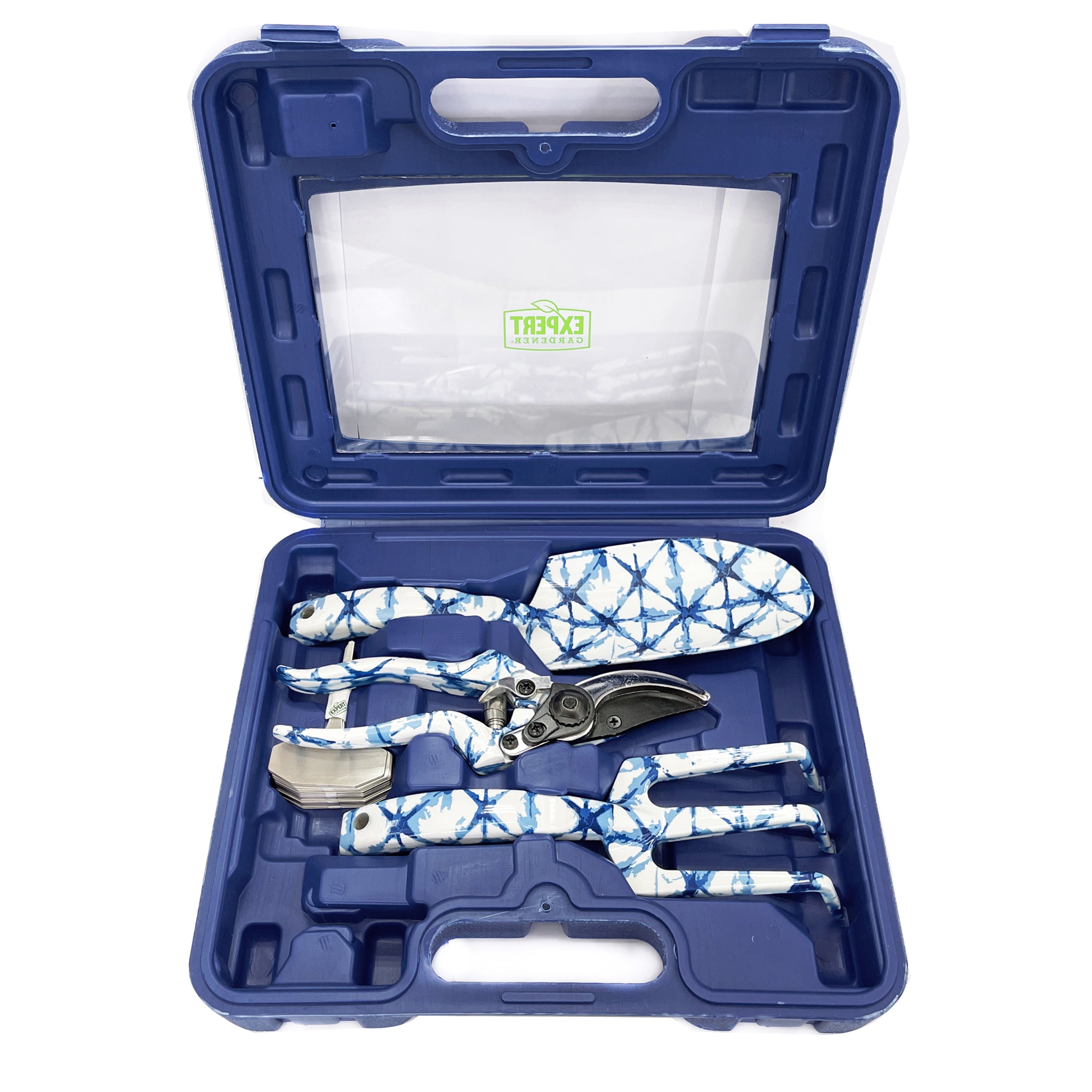 Expert Gardener Shibori Gardening Tool Set with Carrying Case (23 Pieces)