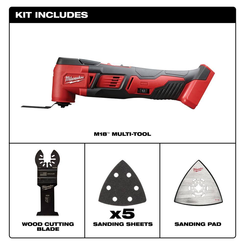 MW M18 18-Volt Lithium-Ion Cordless Short Throw Press Tool KitViega Pure Flow Jaws M18 Oscillating Multi Tool 2674-22P-2626-20