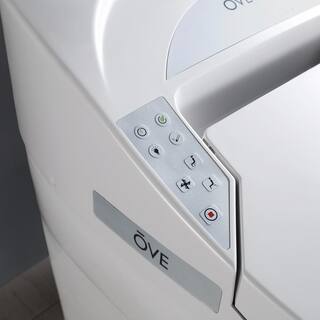 OVE Decors Yosemite 1.27 GPF Single Flush Elongated Smart Toilet and Bidet with Seat in White 15WST-YOSE32-WH