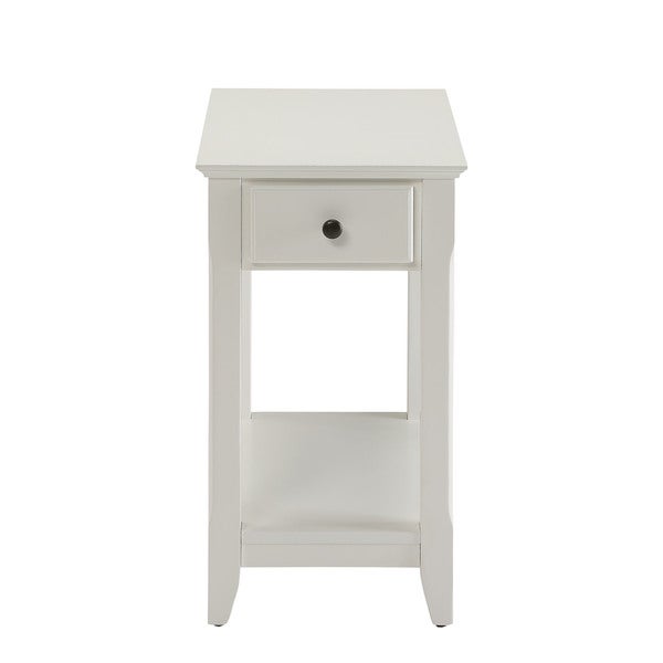 Acme Furniture Bertie Wood Transitional Side Table