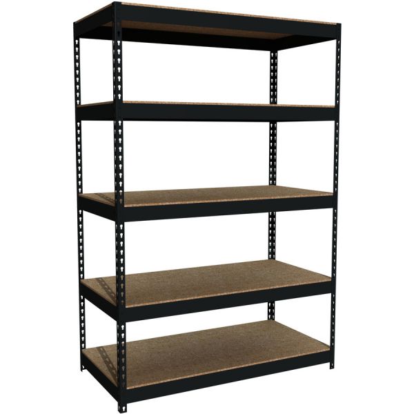 Lorell Riveted Steel Shelving Unit