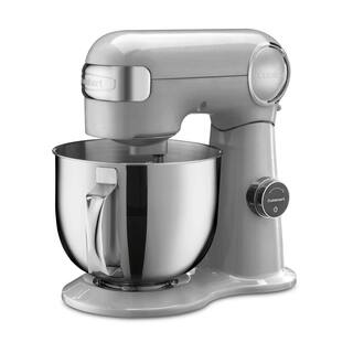 Cuisinart Precision Pro 5.5 qt. 12-Speed Silver Lining Digital Stand Mixer with LED Display SMD-50BC