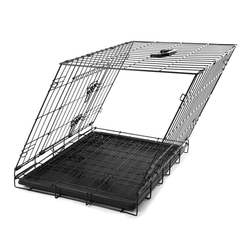 PRIVATE BRAND UNBRANDED 24 in. D x 20 in. H x 18 in. W Small Collapsable Dog Crate Kennel 308592B