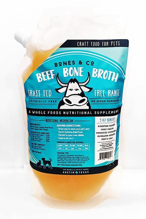 Bones and Co Frozen Beef Bone Broth For Dog and Cat