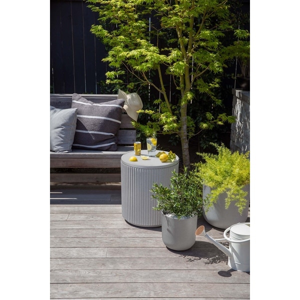 Outdoor Cooler Side Table