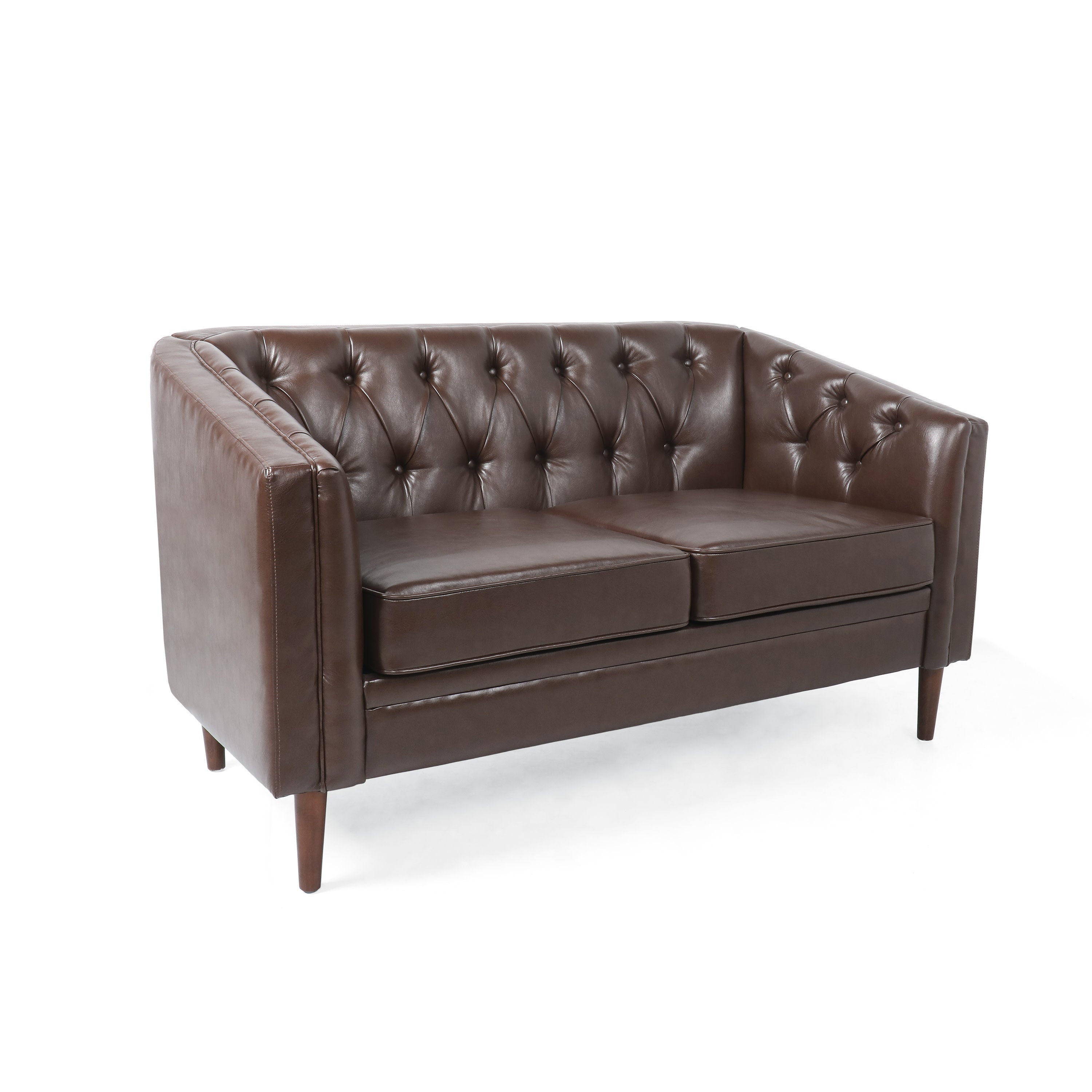 Jelm Contemporary Tufted Loveseat