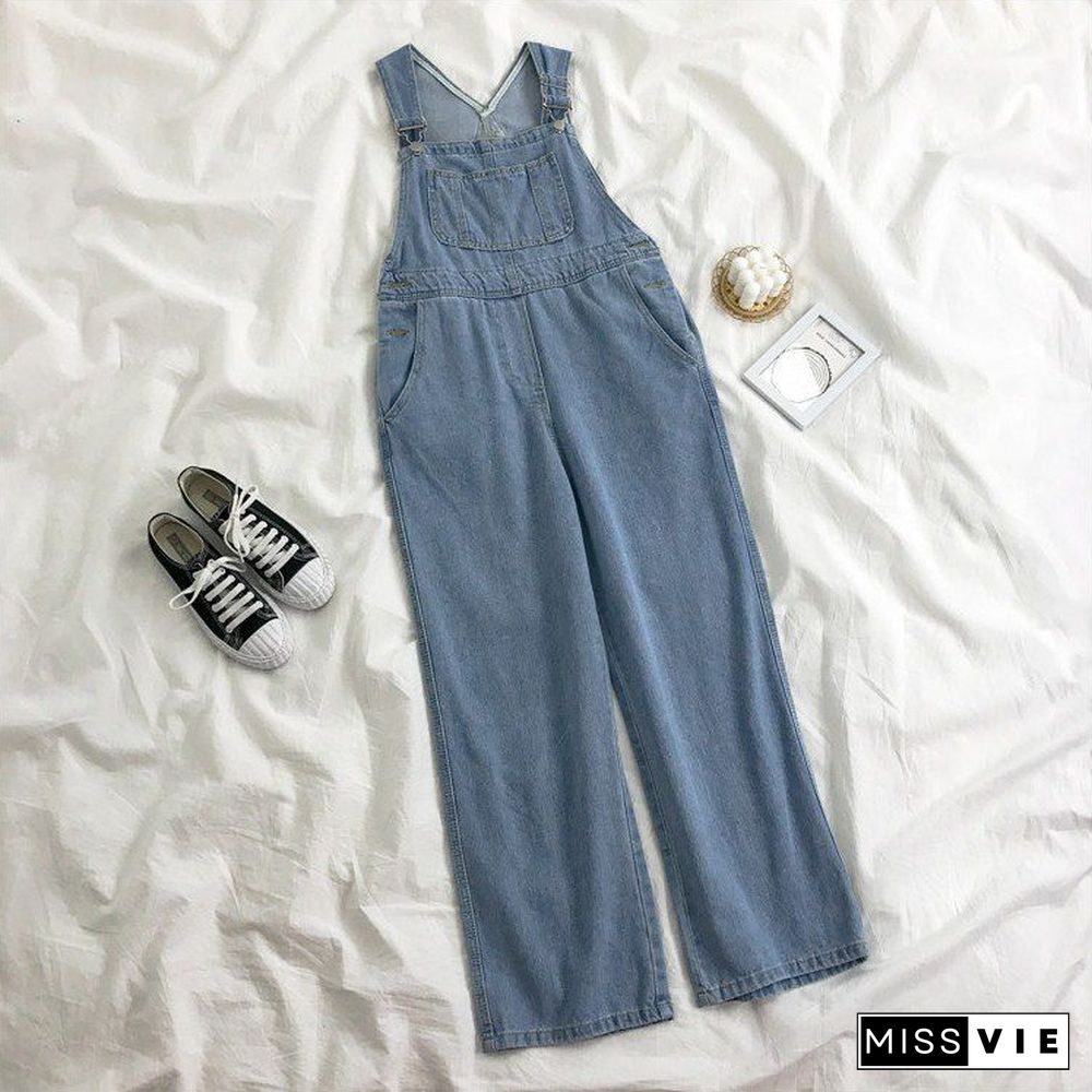 Wardrobe Basics Ripped Denim Romper Shorts Jean overalls