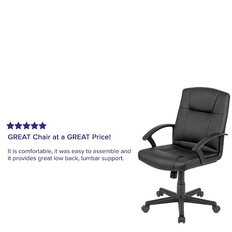 Flash Furniture Mid-Back Padded Desk Chair