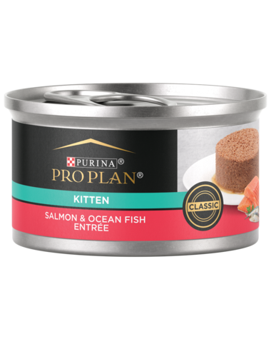 Purina Pro Plan Kitten Classic Salmon  Ocean Fish Entree Canned Cat F