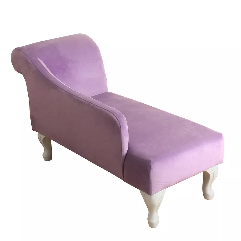 HomePop Kids Velvet Chaise Lounge