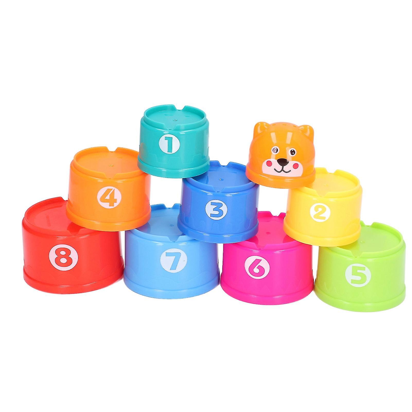 Stacking Cups Toy Set Nesting Cup Toy Hand Eye Coordination Educational Baby Building Toys